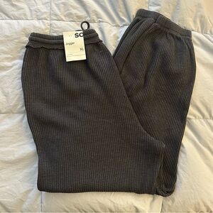NWT SO from Kohls Dark Gray Jogger Pants